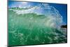 Transparent Wave-N. Stradbroke Island, Queensland, Australia-Mark A Johnson-Mounted Photographic Print