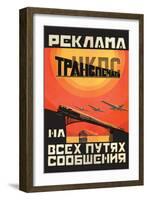 Transpechat Publicity Organization-A. Mikhailov-Framed Art Print