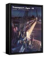 Transport Age' magazine cover, 1960-Laurence Fish-Framed Stretched Canvas