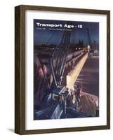 Transport Age' magazine cover, 1960-Laurence Fish-Framed Giclee Print