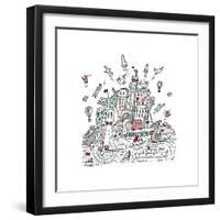 Transport City-Carla Martell-Framed Giclee Print