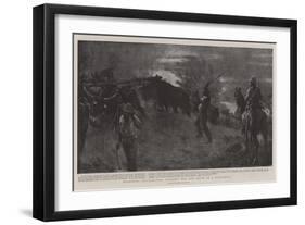 Transport Difficulties, Crossing the Riet River in a Dust-Storm-John Charlton-Framed Giclee Print