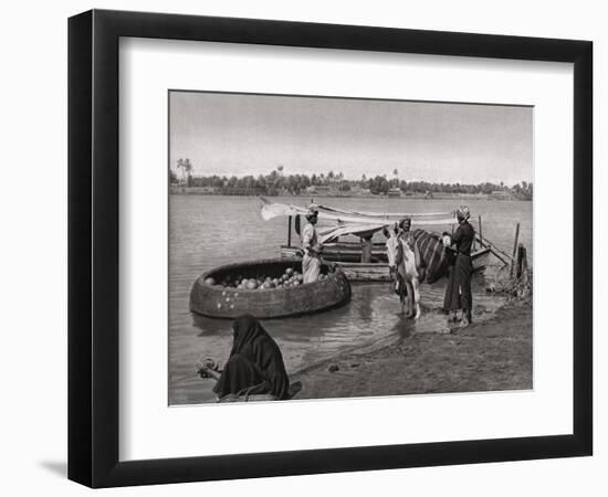 Transport in Iraq, 1925-A Kerim-Framed Premium Giclee Print