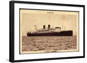 Transport Maritimes, Sgtm, Dampfschiff Campana-null-Framed Giclee Print