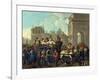 Transport of Prostitutes by Wagon to Salpetriere-Etienne Jeaurat-Framed Giclee Print