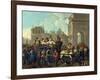 Transport of Prostitutes by Wagon to Salpetriere-Etienne Jeaurat-Framed Giclee Print