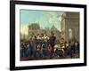 Transport of Prostitutes by Wagon to Salpetriere-Etienne Jeaurat-Framed Giclee Print