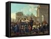 Transport of Prostitutes by Wagon to Salpetriere-Etienne Jeaurat-Framed Stretched Canvas