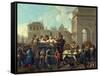 Transport of Prostitutes by Wagon to Salpetriere-Etienne Jeaurat-Framed Stretched Canvas