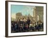 Transport of Prostitutes to the Salpetriere, C1760-1770-Etienne Jeaurat-Framed Giclee Print