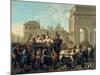 Transport of Prostitutes to the Salpetriere, C1760-1770-Etienne Jeaurat-Mounted Giclee Print