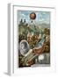 Transport of the Balloon 'Entreprenant' from Mauberge to Charleroi, 1794-null-Framed Giclee Print