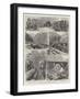 Transport of Trees in the Forests of the Himalayas-null-Framed Giclee Print