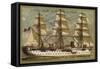 Transport Ship Annamite-null-Framed Stretched Canvas