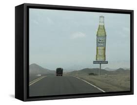 Transport Truck on the Pan American Highway in Northern Peru, South America-Aaron McCoy-Framed Stretched Canvas