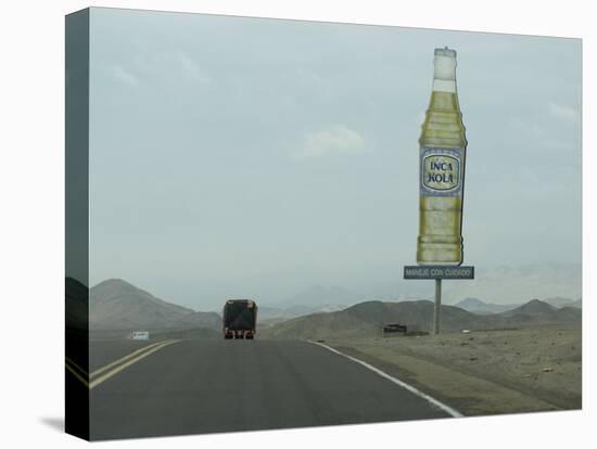 Transport Truck on the Pan American Highway in Northern Peru, South America-Aaron McCoy-Stretched Canvas