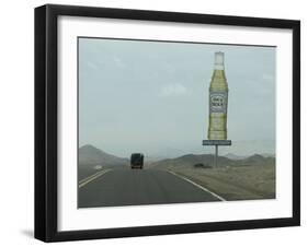 Transport Truck on the Pan American Highway in Northern Peru, South America-Aaron McCoy-Framed Photographic Print