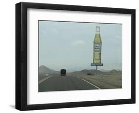 Transport Truck on the Pan American Highway in Northern Peru, South America-Aaron McCoy-Framed Photographic Print