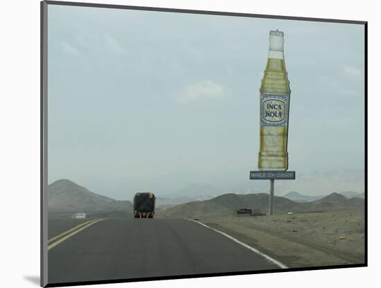 Transport Truck on the Pan American Highway in Northern Peru, South America-Aaron McCoy-Mounted Photographic Print