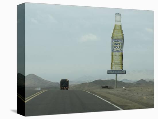 Transport Truck on the Pan American Highway in Northern Peru, South America-Aaron McCoy-Stretched Canvas