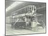 Transport Workers Washing a Tram at the Holloway Car Shed, London, 1932-null-Mounted Premium Photographic Print