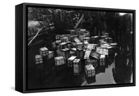 Transportation of £14,000,000 of Bullion on the British Battleship HMS Malaya, 1940-null-Framed Stretched Canvas