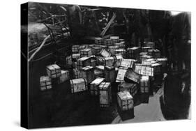 Transportation of £14,000,000 of Bullion on the British Battleship HMS Malaya, 1940-null-Stretched Canvas