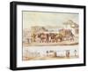 Transportation of Meat and the Yoke for Directing the Oxen, 1834-null-Framed Giclee Print