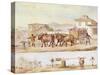 Transportation of Meat and the Yoke for Directing the Oxen, 1834-null-Stretched Canvas