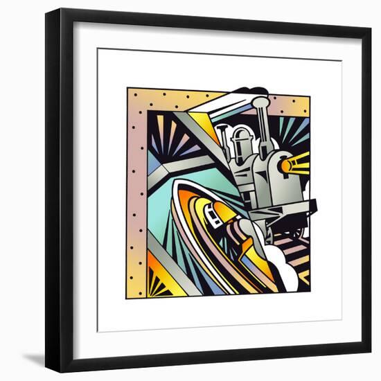 Transportation-David Chestnutt-Framed Giclee Print