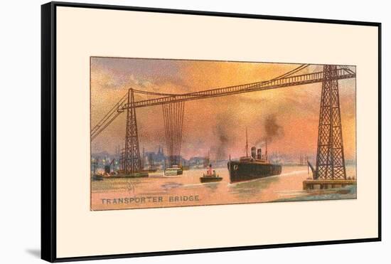 Transporter Bridge-null-Framed Stretched Canvas