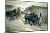 Transporting a Block-Giuseppe Roncelli-Mounted Giclee Print