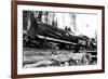 Transporting Fallen Old Growth-Clark Kinsey-Framed Art Print