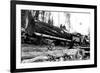 Transporting Fallen Old Growth-Clark Kinsey-Framed Art Print