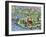 Transporting Merchandise on the Great Silk Road in the Middle Ages-null-Framed Giclee Print