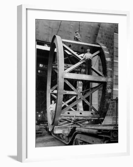 Transporting of the Framework of the Hale Telescope, C.1936-48-null-Framed Photographic Print