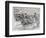 Transporting Sick and Wounded Russian Troops on Skis, Russo-Japanese War, 1904-null-Framed Premium Giclee Print