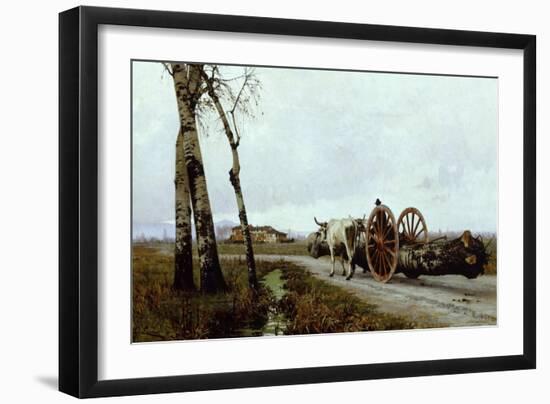 Transporting Trunk-Giorgio Lucchesi-Framed Giclee Print
