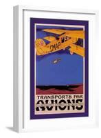 Transports Par Avions-Terrando-Framed Art Print