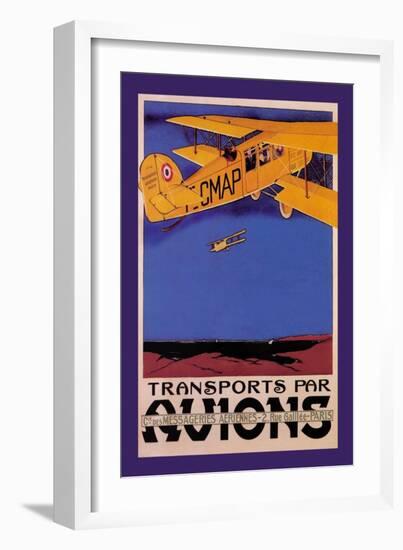 Transports Par Avions-Terrando-Framed Art Print