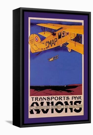 Transports Par Avions-Terrando-Framed Stretched Canvas