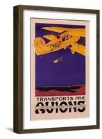 Transports Par Avions-N.r. Money-Framed Art Print