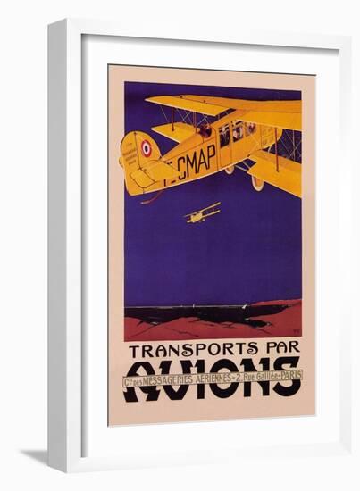 Transports Par Avions-N.r. Money-Framed Art Print