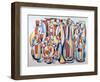 Transposal in Time and Space, Lapis, Yellow-Brian Irving-Framed Giclee Print