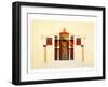 Transverse section of the Temple of Jupiter at Aegina-Daumont-Framed Giclee Print