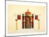 Transverse section of the Temple of Jupiter at Aegina-Daumont-Mounted Giclee Print