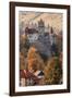 Transylvania, Historic gothic castle in autumn.-Emily Wilson-Framed Photographic Print