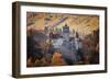 Transylvania, Historic gothic castle in autumn.-Emily Wilson-Framed Photographic Print