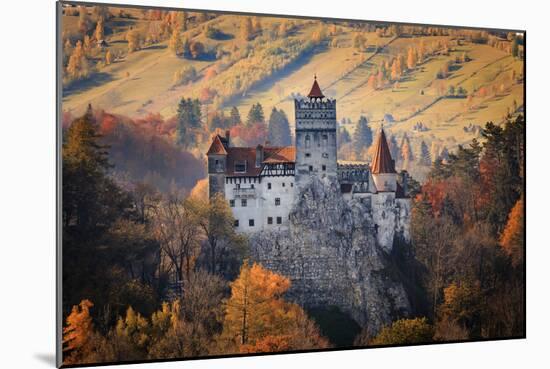 Transylvania, Historic gothic castle in autumn.-Emily Wilson-Mounted Photographic Print