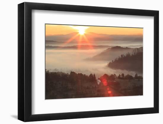 Transylvania, Romania, Maramures County, Dobricu Lapusului and Targu Lapus.-Emily Wilson-Framed Photographic Print